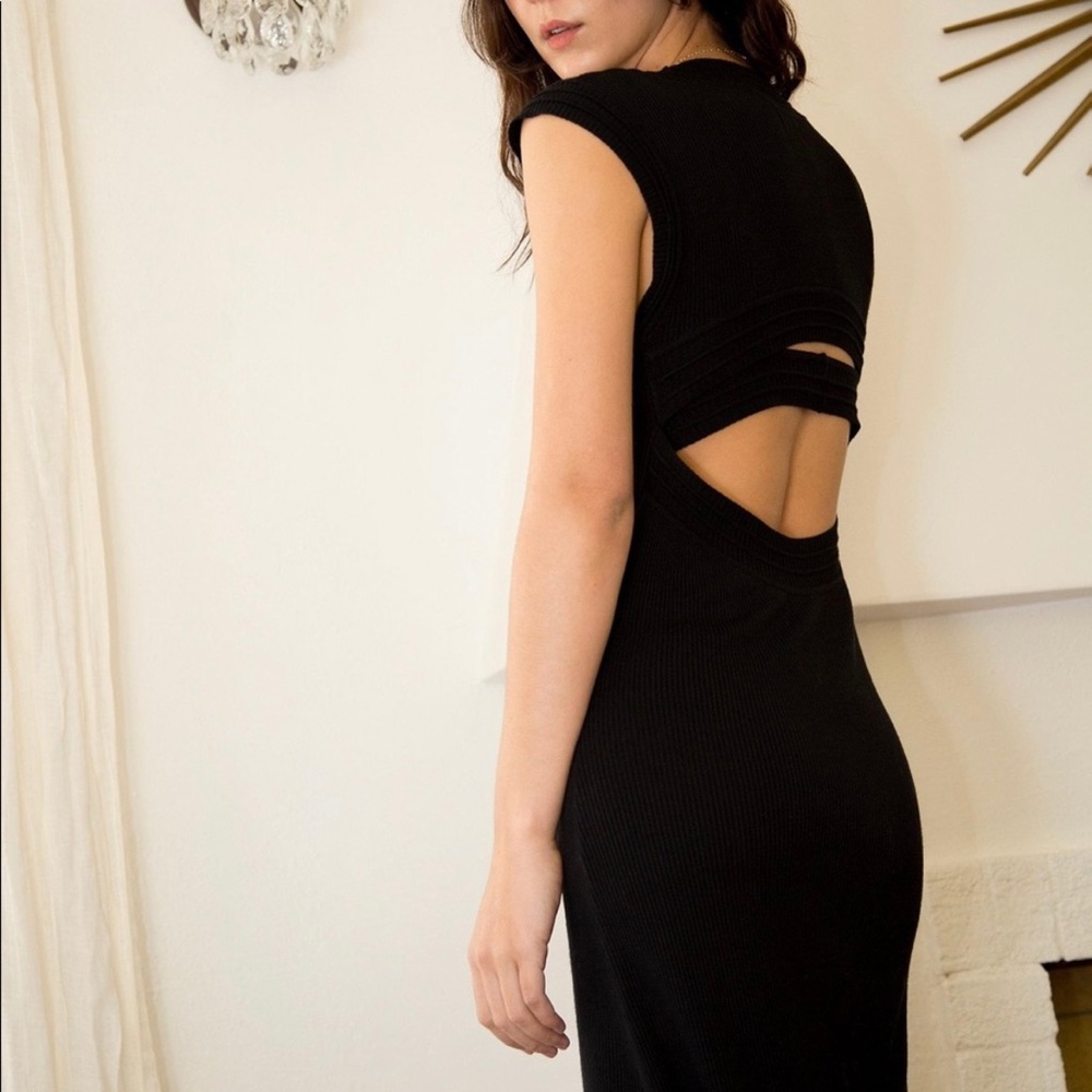 NWT Free People All About That Slip Dress in Black